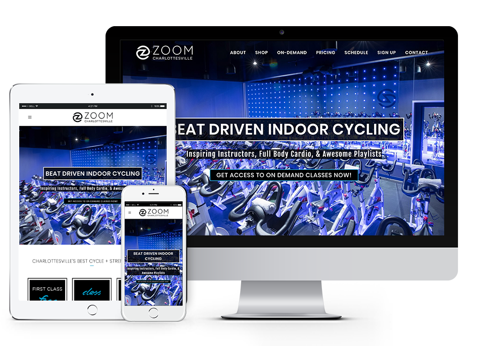 Zoom Cville website